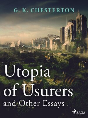 cover image of Utopia of Usurers and Other Essays