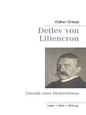 cover image of Detlev von Liliencron